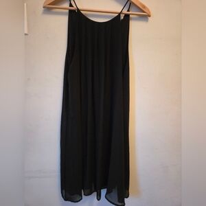 Lush Black Midi Dress
